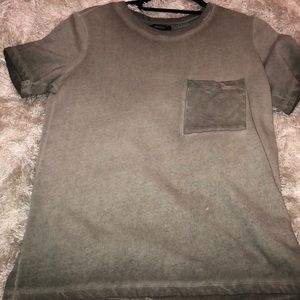 Olive Acid Wash T-Shirt